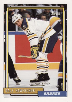 1992-93 Topps #296 Dale Hawerchuk Front