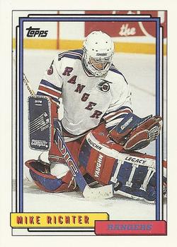 1992-93 Topps #367 Mike Richter Front