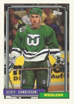 1992-93 Topps #402 Geoff Sanderson Front