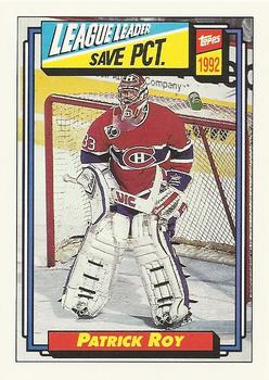 1992-93 Topps #491 Patrick Roy Front