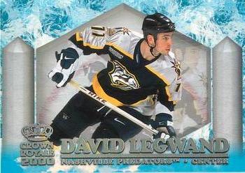 1999-00 Pacific Crown Royale - Ice Elite #15 David Legwand Front