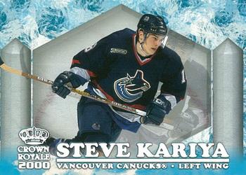 1999-00 Pacific Crown Royale - Ice Elite #25 Steve Kariya Front
