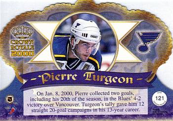 1999-00 Pacific Crown Royale - Limited Series #121 Pierre Turgeon Back