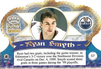1999-00 Pacific Crown Royale - Limited Series #57 Ryan Smyth Back