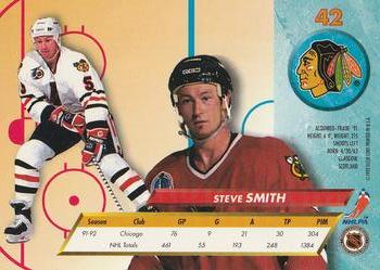 1992-93 Ultra #42 Steve Smith Back