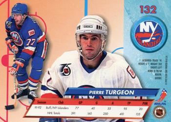 1992-93 Ultra #132 Pierre Turgeon Back