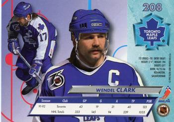 2002-03 UD Foundations Maple Leafs Hockey Card #92 Wendel Clark