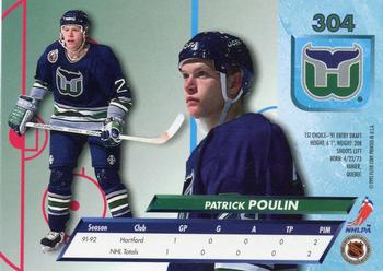 1992-93 Ultra #304 Patrick Poulin Back