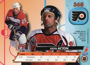 1992-93 Ultra #368 Keith Acton Back