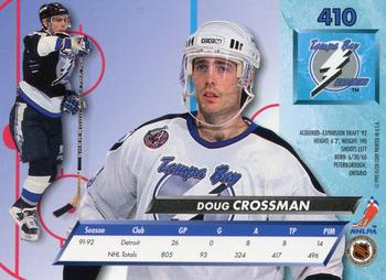 1992-93 Ultra #410 Doug Crossman Back