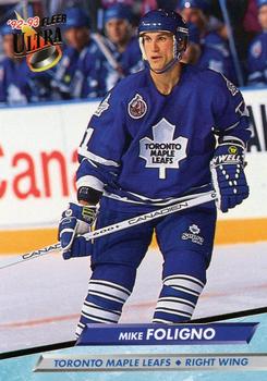 1992-93 Ultra #420 Mike Foligno Front
