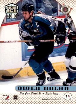 1999-00 Pacific Dynagon Ice - Checkmates American #14 Patrick Marleau / Owen Nolan Back