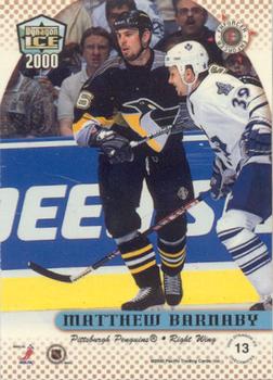 1999-00 Pacific Dynagon Ice - Checkmates Canadian #13 Matthew Barnaby Back