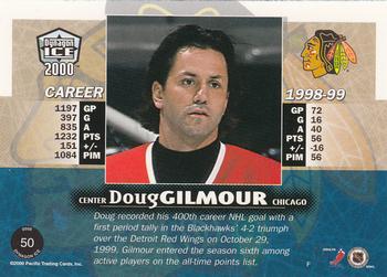 1999-00 Pacific Dynagon Ice - Copper #50 Doug Gilmour Back