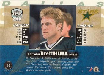 1999-00 Pacific Dynagon Ice - Gold #65 Brett Hull Back