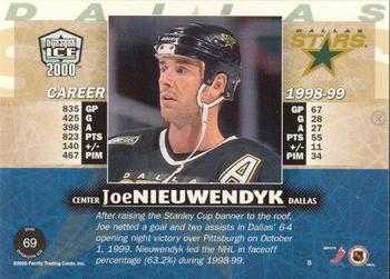 1999-00 Pacific Dynagon Ice - Gold #69 Joe Nieuwendyk Back