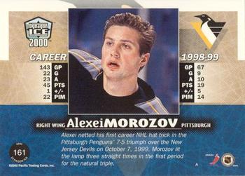 1999-00 Pacific Dynagon Ice - Gold #161 Alexei Morozov Back