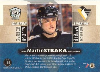 1999-00 Pacific Dynagon Ice - Gold #163 Martin Straka Back