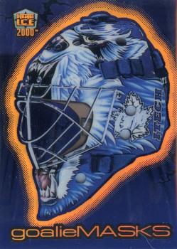 1999-00 Pacific Dynagon Ice - Masks Holographic Gold #10 Curtis Joseph Front