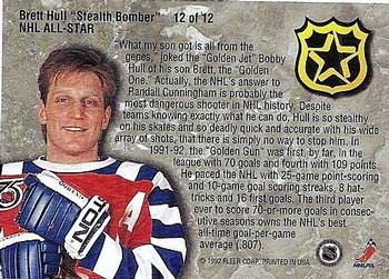 1992-93 Ultra - NHL All-Stars #12 Brett Hull Back