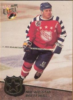 1992-93 Ultra - NHL All-Stars #12 Brett Hull Front