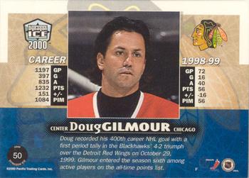 1999-00 Pacific Dynagon Ice - Premiere Date #50 Doug Gilmour Back