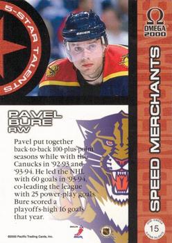 1999-00 Pacific Omega - 5-Star Talents #15 Pavel Bure Back