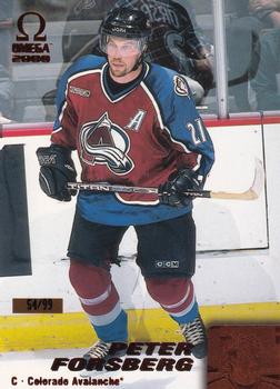 1999-00 Pacific Omega - Copper #62 Peter Forsberg Front