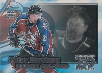 1999-00 Pacific Omega - EO Portraits #5 Peter Forsberg Front