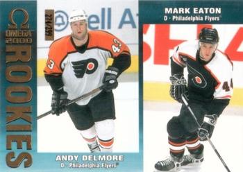 1999-00 Pacific Omega - Gold #177 Andy Delmore / Mark Eaton Front