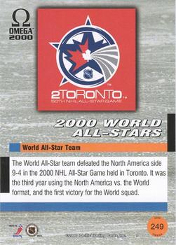1999-00 Pacific Omega - Gold #249 World All-Stars Back