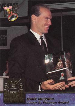 1992-93 Ultra - Award Winners #10 Mark Messier Front