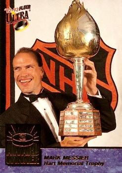 1992-93 Ultra - Award Winners #1 Mark Messier Front