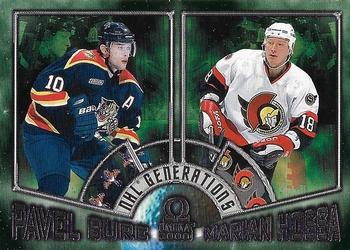 1999-00 Pacific Omega - NHL Generations #7 Pavel Bure / Marian Hossa Front