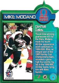 1999-00 Pacific Omega - North American All-Stars #4 Mike Modano Back