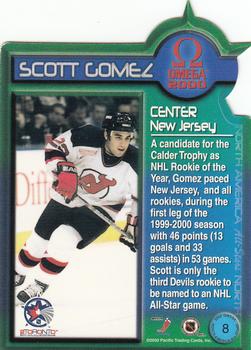 1999-00 Pacific Omega - North American All-Stars #8 Scott Gomez Back