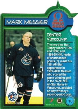 1999-00 Pacific Omega - North American All-Stars #10 Mark Messier Back