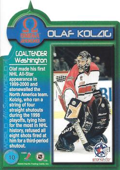 1999-00 Pacific Omega - World All-Stars #10 Olaf Kolzig Back