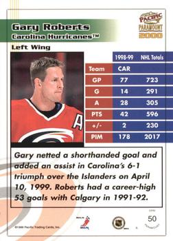 1999-00 Pacific Paramount - Copper #50 Gary Roberts Back