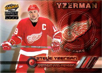 1999-00 Pacific Paramount - Hall of Fame Bound #6 Steve Yzerman Front