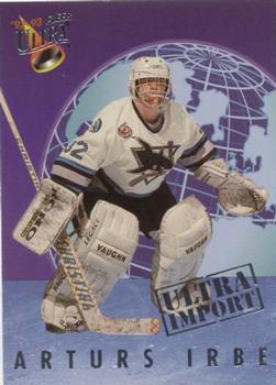 1992-93 Ultra - Ultra Imports #5 Arturs Irbe Front