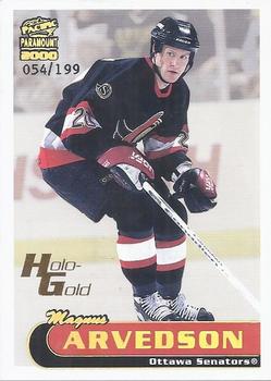 1999-00 Pacific Paramount - Holo-Gold #159 Magnus Arvedson Front