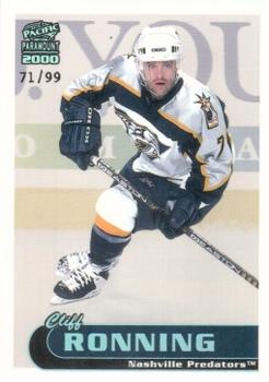 1999-00 Pacific Paramount - Holo-Silver #128 Cliff Ronning Front