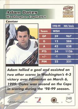 1999-00 Pacific Paramount - Ice Blue #248 Adam Oates Back