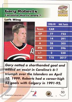 1999-00 Pacific Paramount - Red #50 Gary Roberts Back