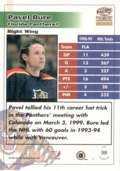 1999-00 Pacific Paramount - Red #98 Pavel Bure Back