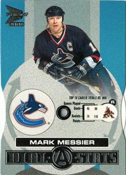 1999-00 Pacific Prism - Dial-a-Stats #10 Mark Messier Front