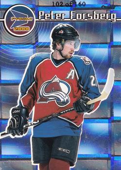 1999-00 Pacific Prism - Holographic Mirror #38 Peter Forsberg Front
