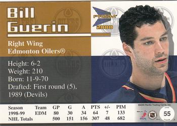 1999-00 Pacific Prism - Holographic Mirror #55 Bill Guerin Back