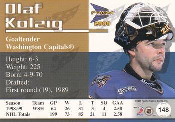 1999-00 Pacific Prism - Holographic Mirror #148 Olaf Kolzig Back